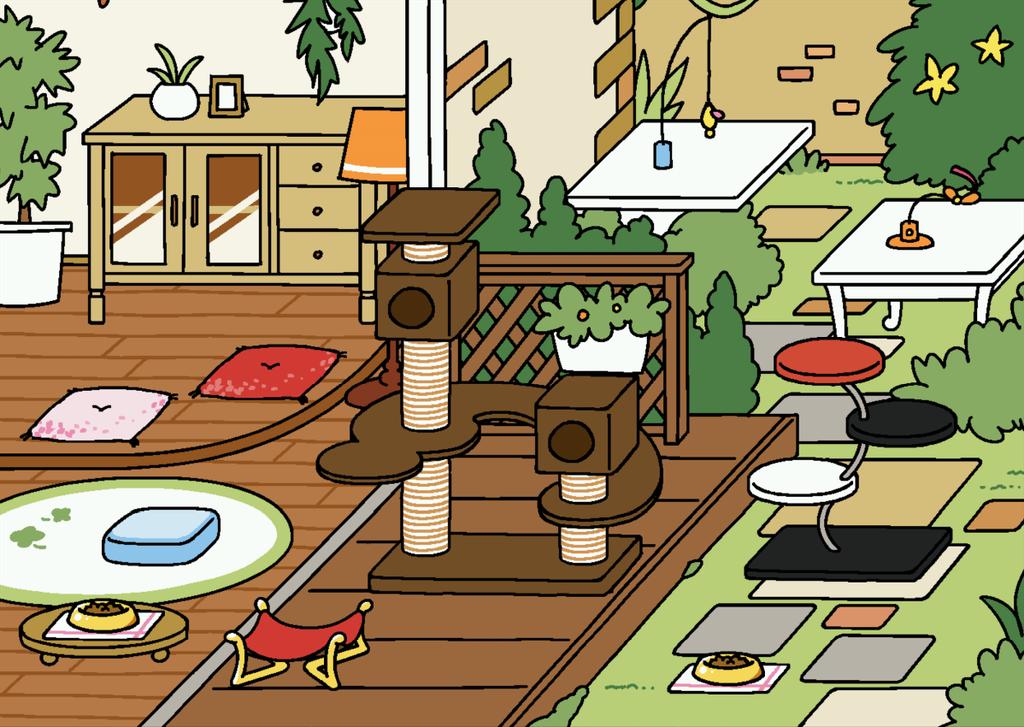 Kusuri در توییتر ねこあつめ ウッドデッキに模様替えした 餌は持ち越しできたけど 模様替え前にいた猫２匹は 追い出す事になってしまった Http T Co Q7guz0g1af