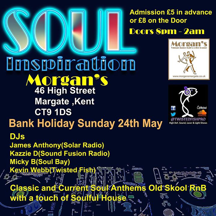 DJKazzieD's tweet photo. Join us in Margate at Morgan's Bar 24th May, last one was a road block! See you there :) http://t.co/H8BSn8Weue