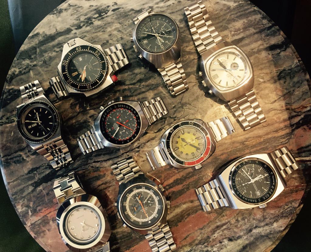 jacksandi's tweet image. Omega collection from 70's , #semaster #omega  #70's @aBlogtoWatch @omegawatches