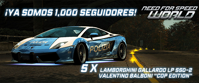 NFSWes's tweet image. ¡RT+Síguenos para participar en el #sorteo de 5 @Lamborghini "Cop Edition"! :: Ganadores 30.3.15 16:00 GMT