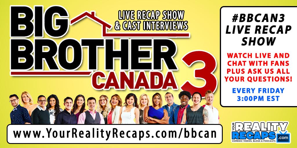 dana5tweets's tweet photo. Check out @comedyjonah & I for our live recap of #BBCAN3 & exclusive interview w/ #BBCANRisha http://t.co/1ShzHAA0u0 http://t.co/9APkHwoi1W