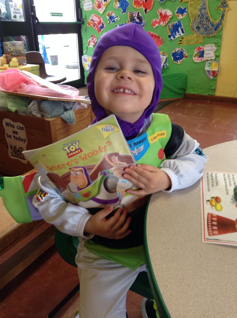 NurseryBPS's tweet photo. We've been dressing up as our favourite book characters! http://t.co/502iBPu4Va