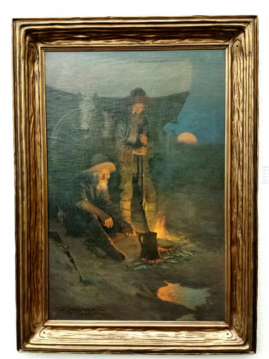 DallasAuction's tweet image. Frank Tenney Johnson oil on canvas in our May 20th auction  via #Camera360#