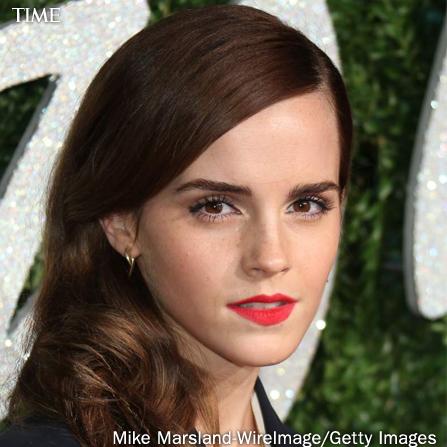 TIME's tweet photo. Emma Watson was named the most "outstanding woman" in the world http://t.co/Vcg3AAkfGy http://t.co/jmGMi537kp
