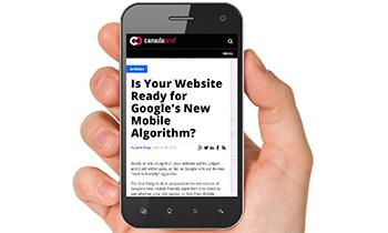 Are you ready for Google's new "mobile-friendly" algorithm? canadaone.com/ezine/google_m… #seo #mobile #search