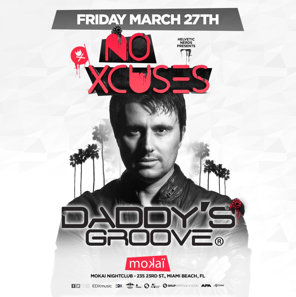 edxMusic's tweet photo. Italian @daddysgroove joining the #NoXcuses #Miami family. Don’t @mokaimiami! #3am #House #MMW #Ultra2015 http://t.co/9gXCajSIGR