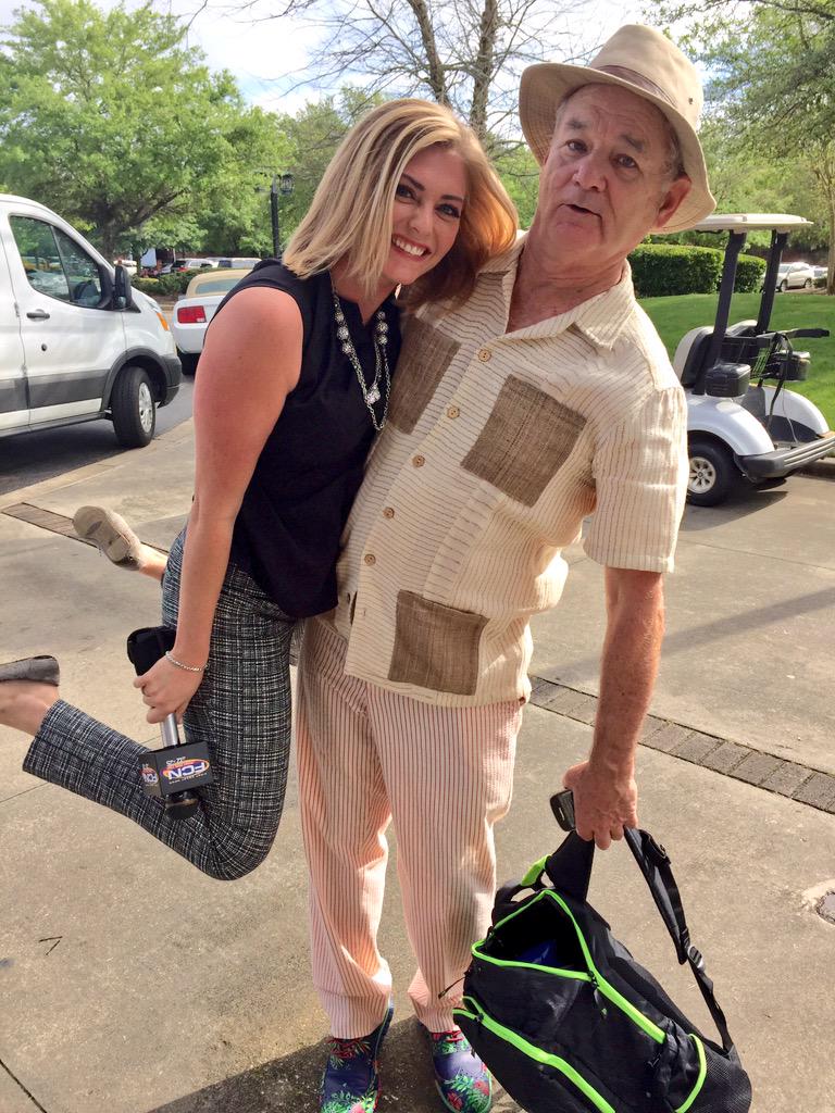 LindseyBoetsch's tweet image. His pants aren't as fancy as last year but #BillMurray's shoe game is on point