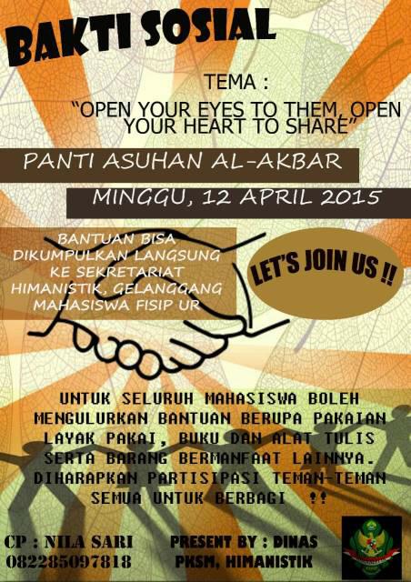 Bntuan dpt brp uang, pakaian yg layak, buku dan alat shalat. Trmksh :)