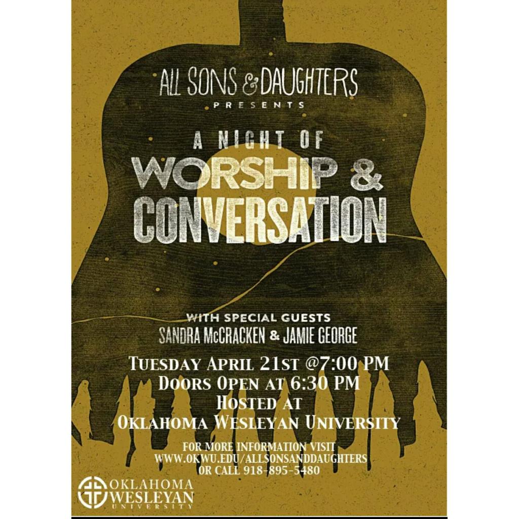 morganward995's tweet photo. Go buy your tickets for the All Sons and Daughters Concert on April 21st! Visit: http://t.co/zK2RT8xi1K http://t.co/2KANo672Rz