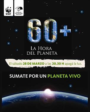 Mañana 20.30h apagá la luz y sumate a #HoraDelPlaneta con @vida_silvestre: bit.ly/1D5SdHd