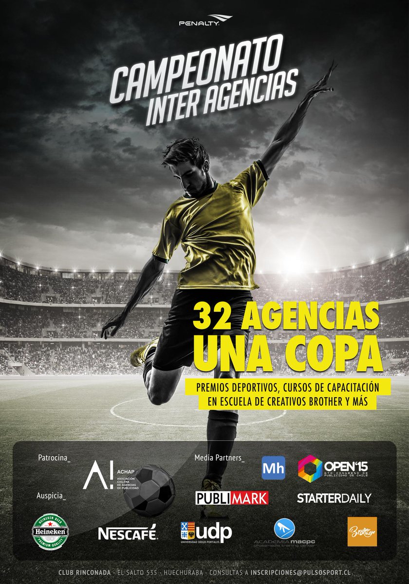 32 equipos participarán en el Campeonato de fútbol Interagencias, que parte el 6 de abril en el Club Rinconada