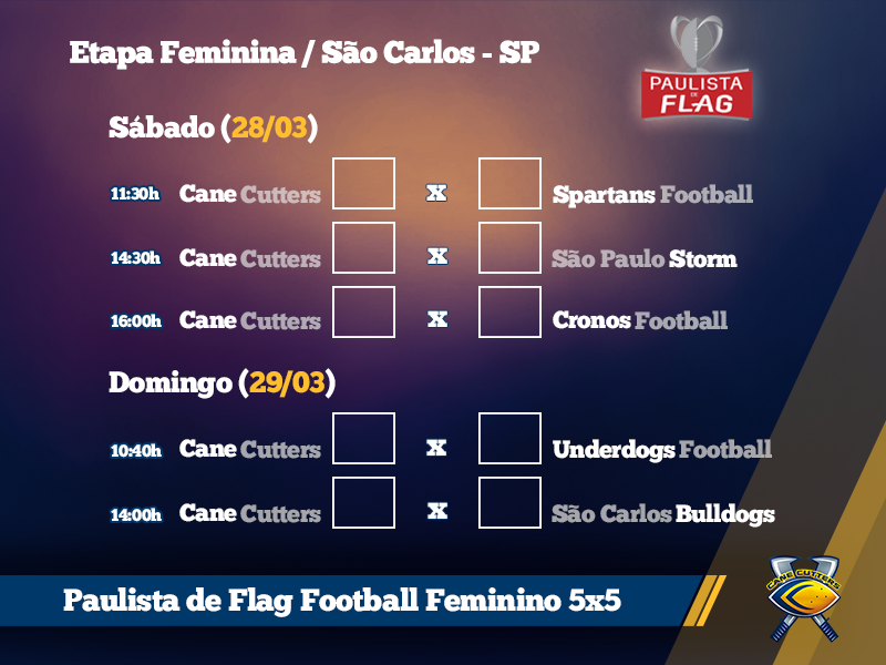 CaneCutters's tweet photo. Confira os desafios da equipe feminina neste final de semana! #CaneCutters #OrgulhoCaipira http://t.co/QdexScQhNb