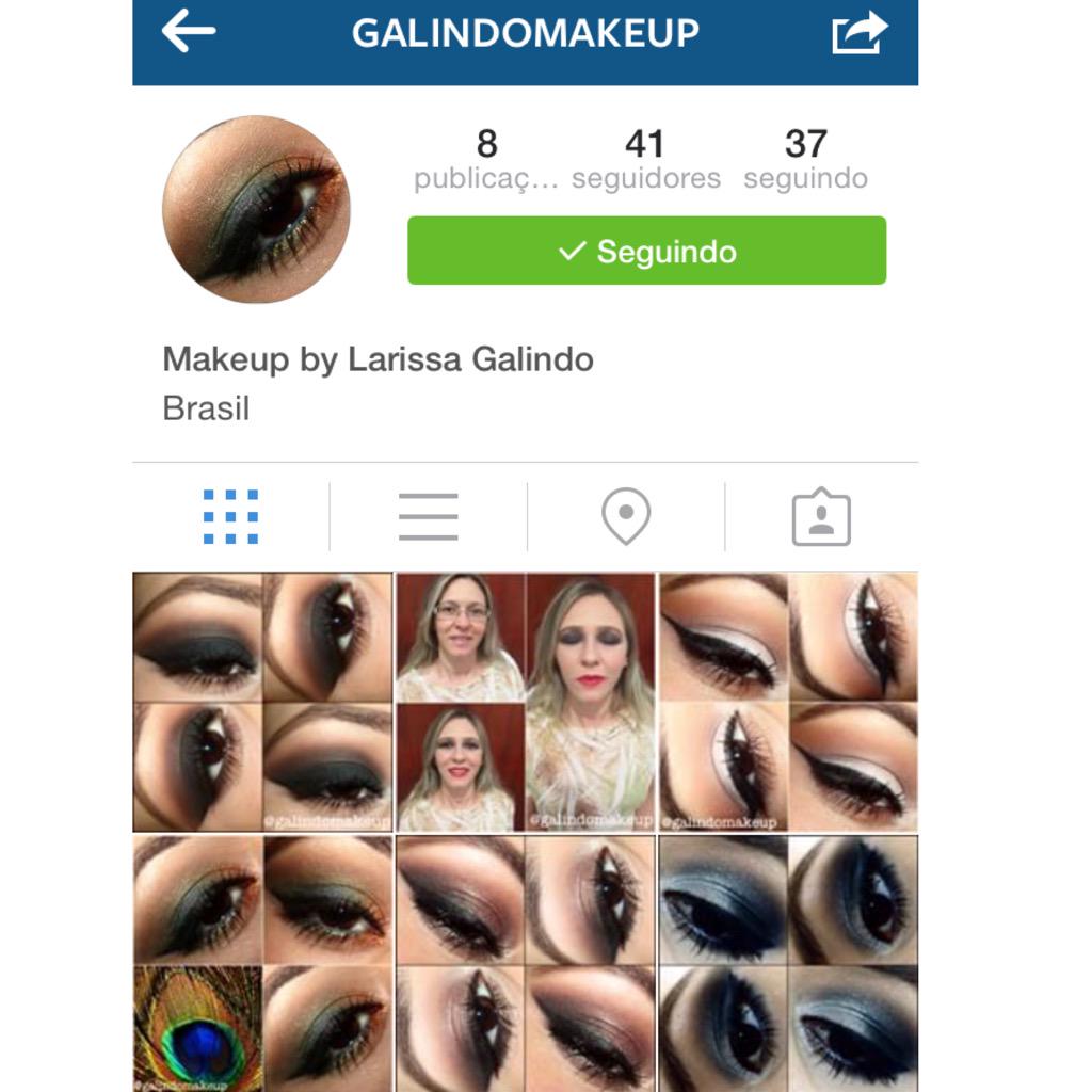 beatrizgsl's tweet photo. Sigam no istam 👉 @galindomakeup http://t.co/mTe6JFb0sW