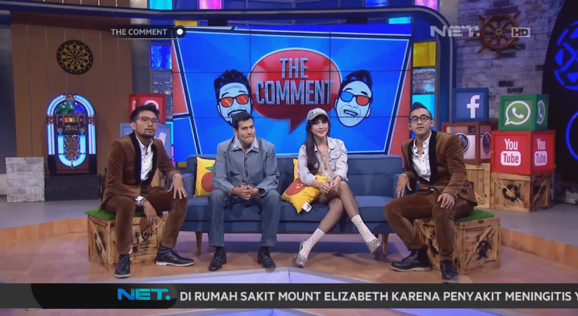 Netverseid's tweet photo. Asikkk nostalgia 90-an bareng @paramitha_pr_2 dan Adam Jordan #TheCommentNostalgia http://t.co/1GpGadL5l8