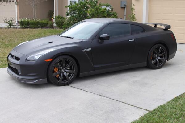 CarSwapMe's tweet photo. Blacked out GTR 😎 http://t.co/ceSFZeuNdA
