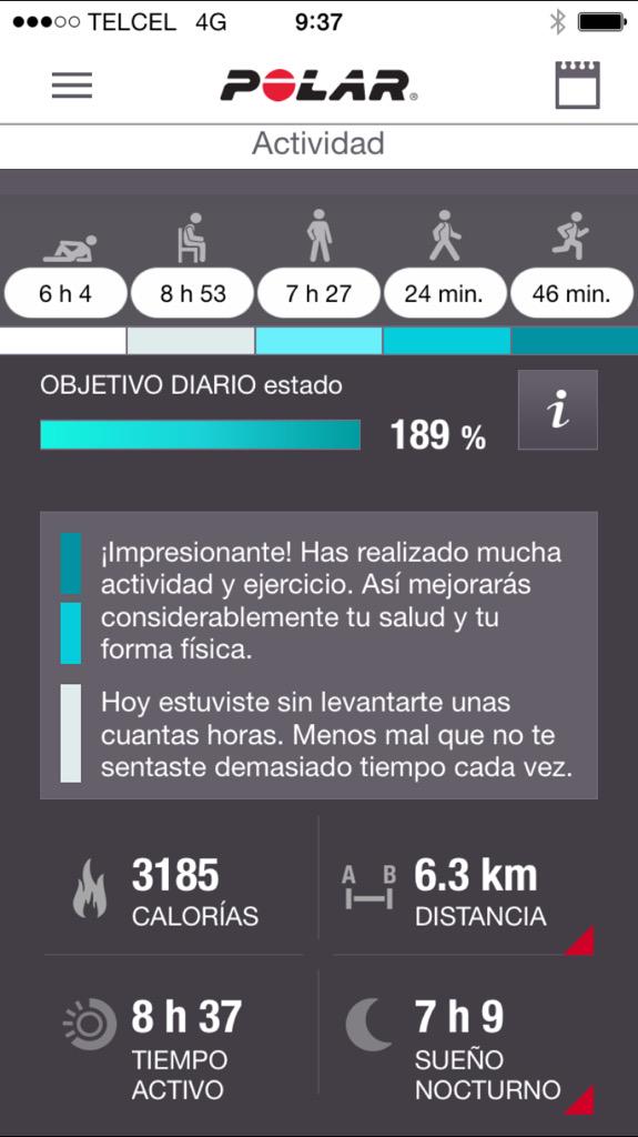 kornaldo's tweet image. El día de ayer, supere mis expectativas #polarLoop #muevete