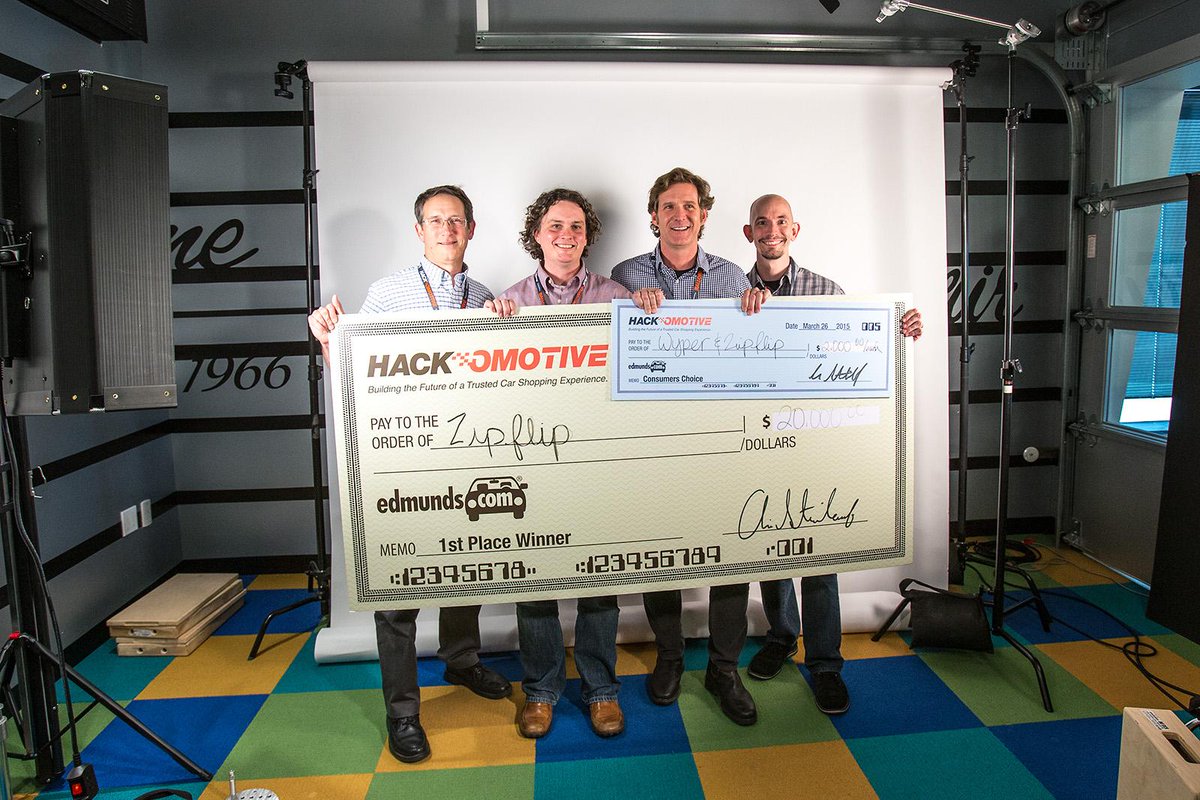 18 teams came.12 made it to the finals. 3 won. #Carhack innovates the car shopping experience. bit.ly/1Niv1a3