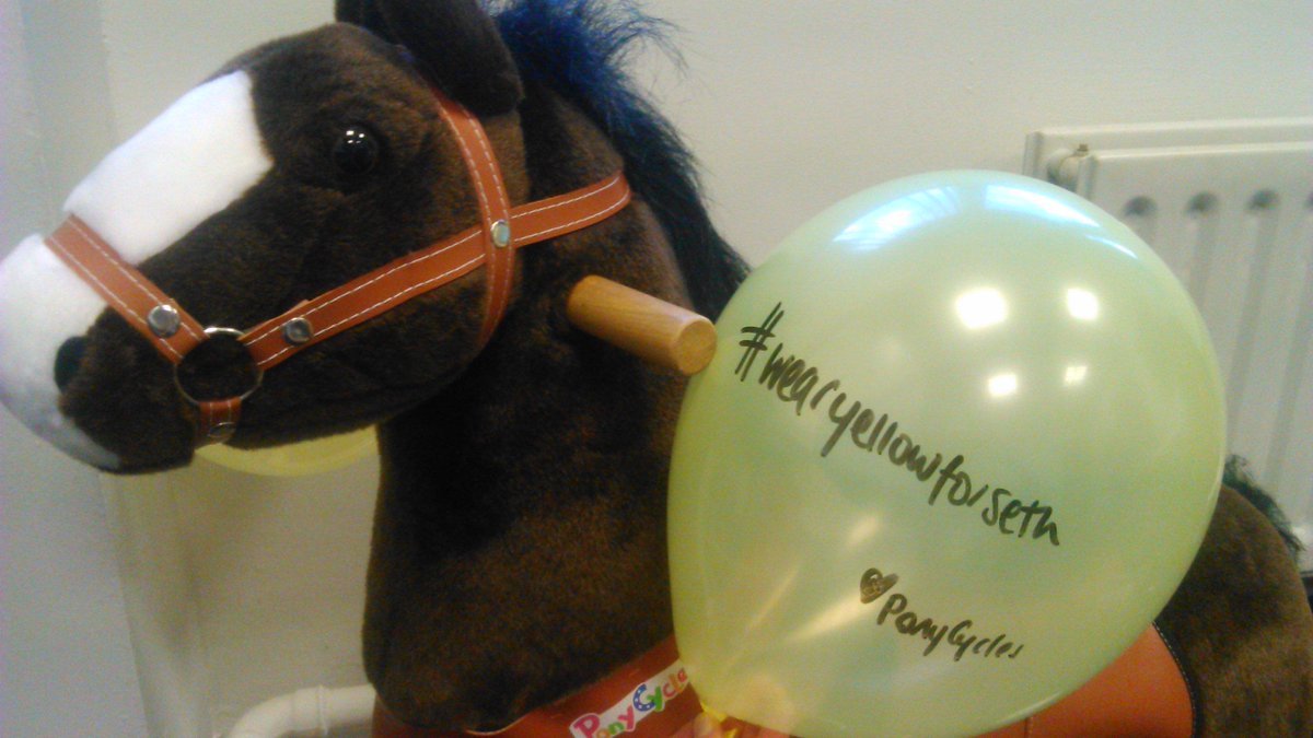 Amazing to see so much support for an amazing little boy #wearyellowforseth lets keep it trending :)