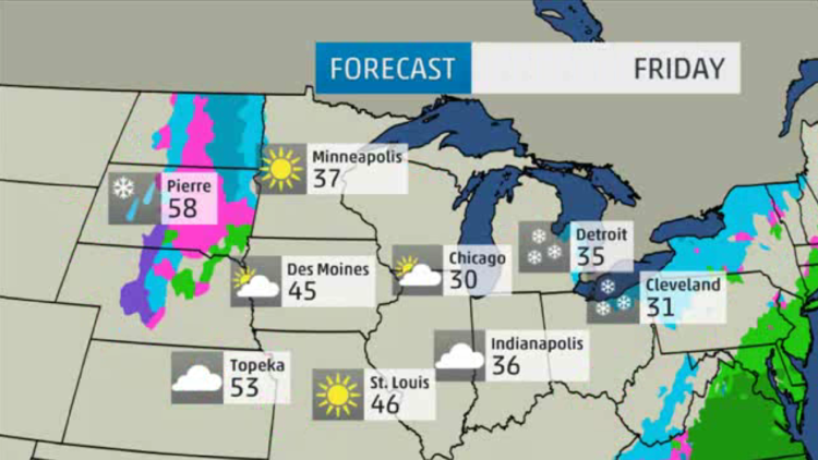 Skilling: Today's forecast high of 30° would be coldest March 27 high in Chicago in 81 years. trib.in/1EbiuUp