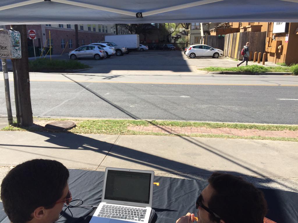 TexasIFC's tweet image. Current line at 24th and Rio Grande. Come get your #RoundUp2015 wristbands!