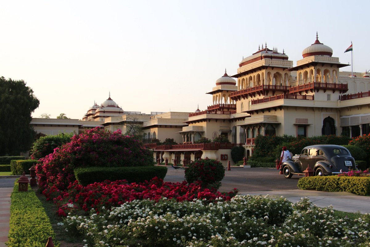 The Rambagh Palace goes to great lengths to treat their guests like royalty. Thank you <a href="/TajHotels/">Taj Hotels</a>, for a great week!