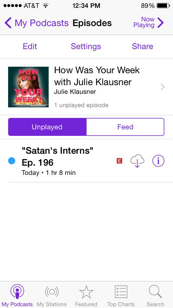 jaredtowens's tweet image. This shitty-ass of a Friday just got a million times better. Praise be @julieklausner 🙌 #HowWasYourWeek
