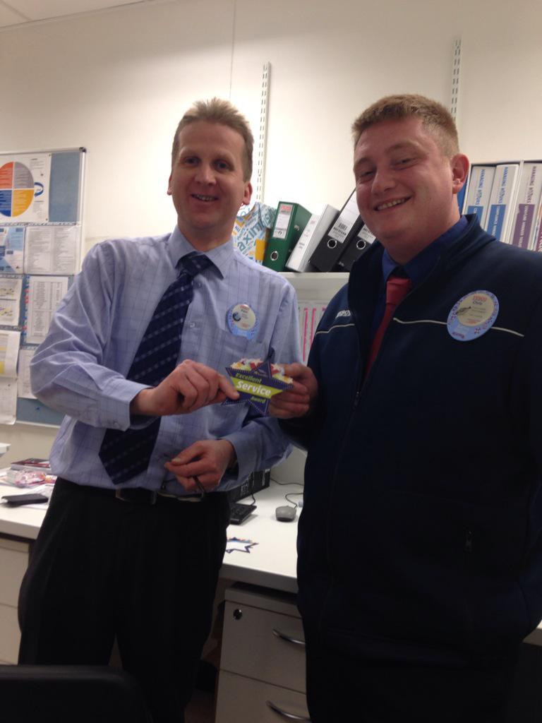 Grangib2's tweet image. @Daveharwood1982 @christhefish83 @Sandy6796 Chris receiving his award for getting a WOW !