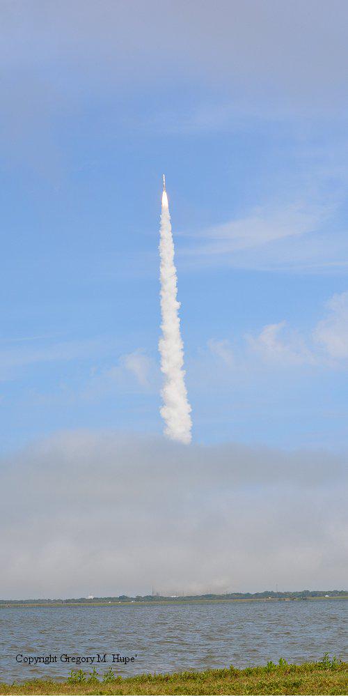 GregHupe's tweet photo. @ulalaunch @torybruno Images I captured from Banana Creek causeway at @NASAKennedy #GPSIIF9 #DeltaIV http://t.co/yzgB34WDCp