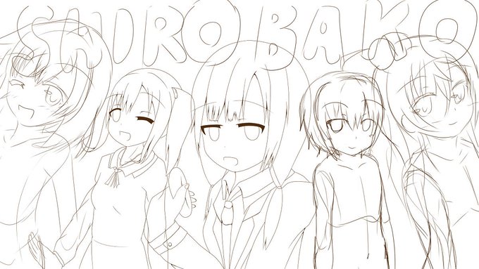 最終回の勢いで描いてるけど5人とか描いたことないから流石に途中で力尽きる気しかしない 