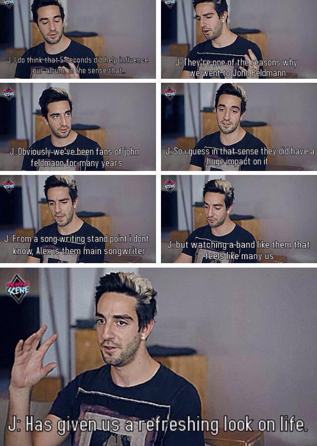 5SOSFacts's tweet photo. Jack Barakat talking about the influence of 5SOS on All Time Low's new album! #Vote5SOS #KCA http://t.co/ns0SzzrVhf