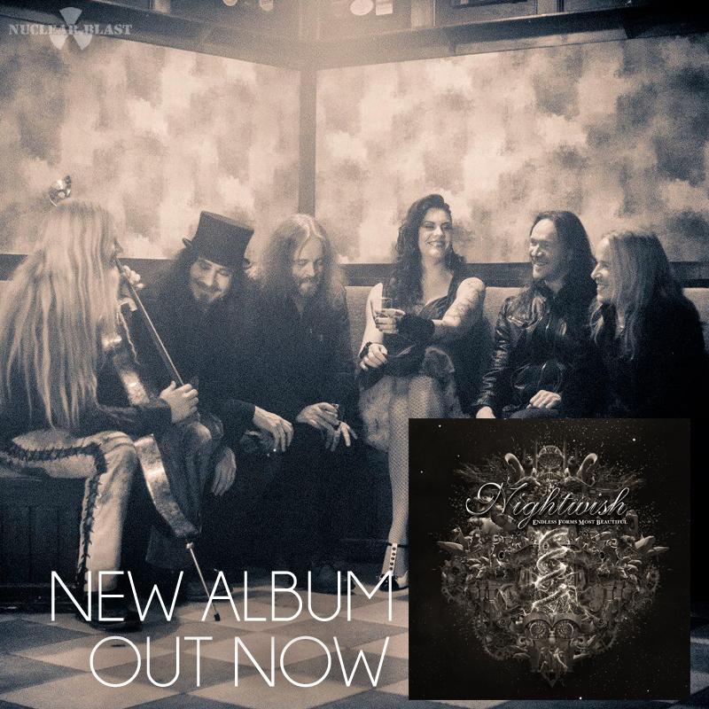 NightwishBand's tweet image. #EndlessFormsMostBeautiful is OUT TODAY in Europe! UK, you're next on Monday. North America, that's Tuesday for you!