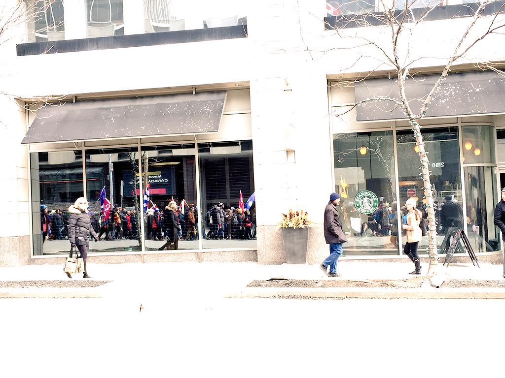 EWAC_Toronto's tweet photo. What's happening? Get over here and find out #printemps2015 #TOpoli #onpoli #UniteTheFight #redspring2015 http://t.co/uWxszou2S2