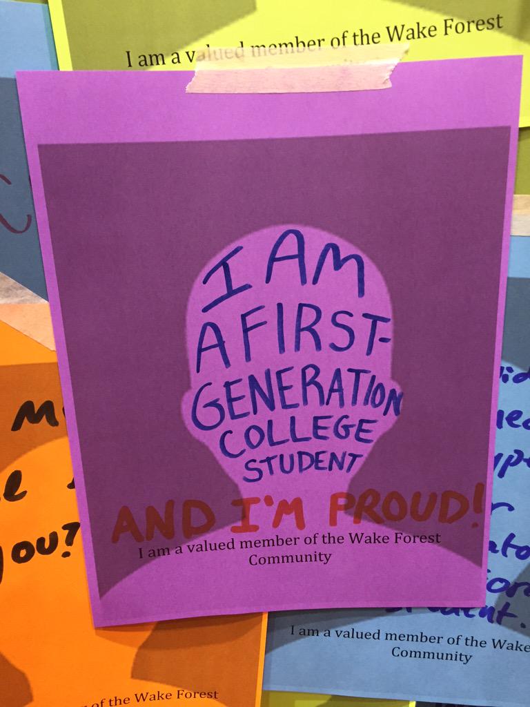 josephbelangia's tweet photo. @WF_ODI I am a first-generation college student and I'm proud. #whatsOURstory http://t.co/xSbhLW8S2O