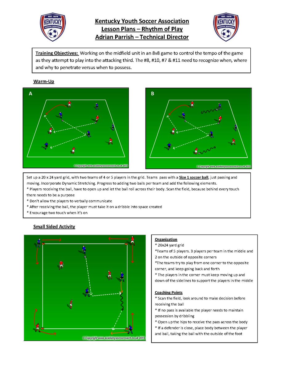 adrianparrish02's tweet photo. @KYYouthSoccer Coaching Newsletter for March including lesson plans from @tonysocc http://t.co/i7ze1ZPdic http://t.co/w9IorU5PZo