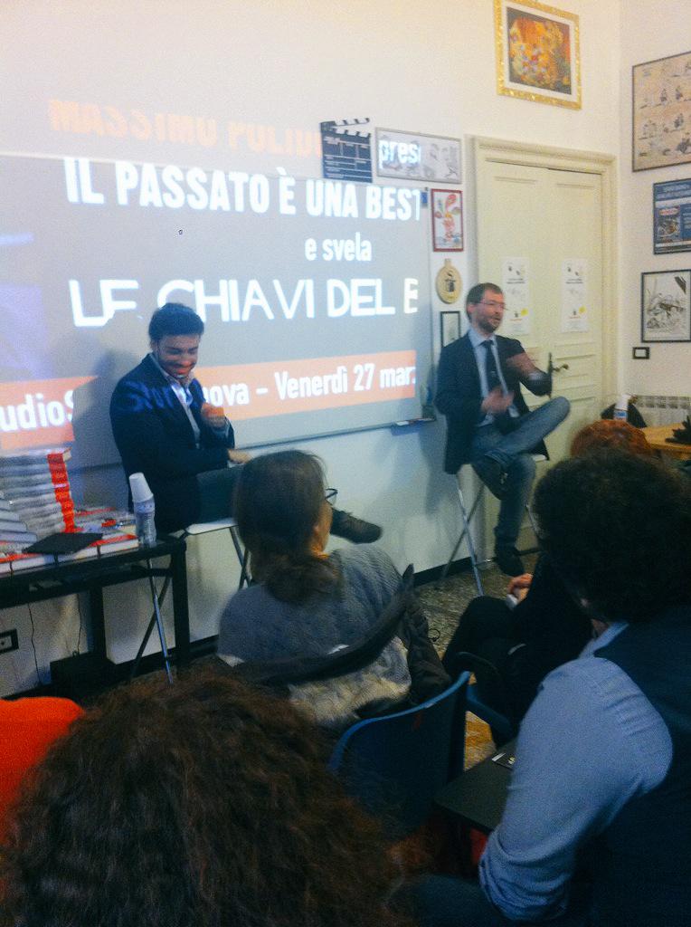 A <a href="/StudioStorie/">StudioStorie</a> con <a href="/massimopolidoro/">Massimo Polidoro</a>, che presenta #ilpassatoèunabestiaferoce e svela #lechiavidelbrivido