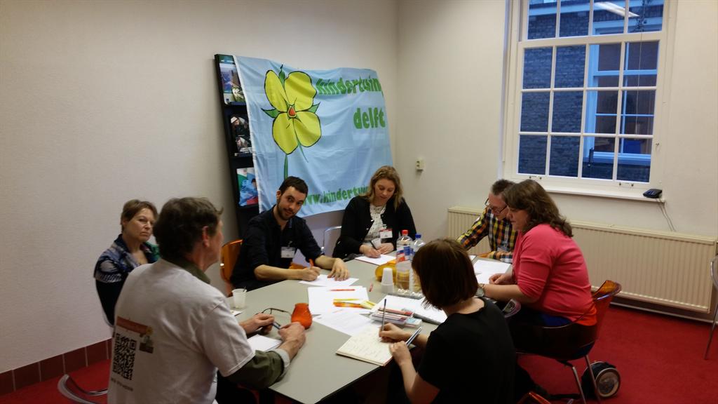 Een van de goede doelen: Kindertuinen Delft geeft uitleg! #8i2015 #delft