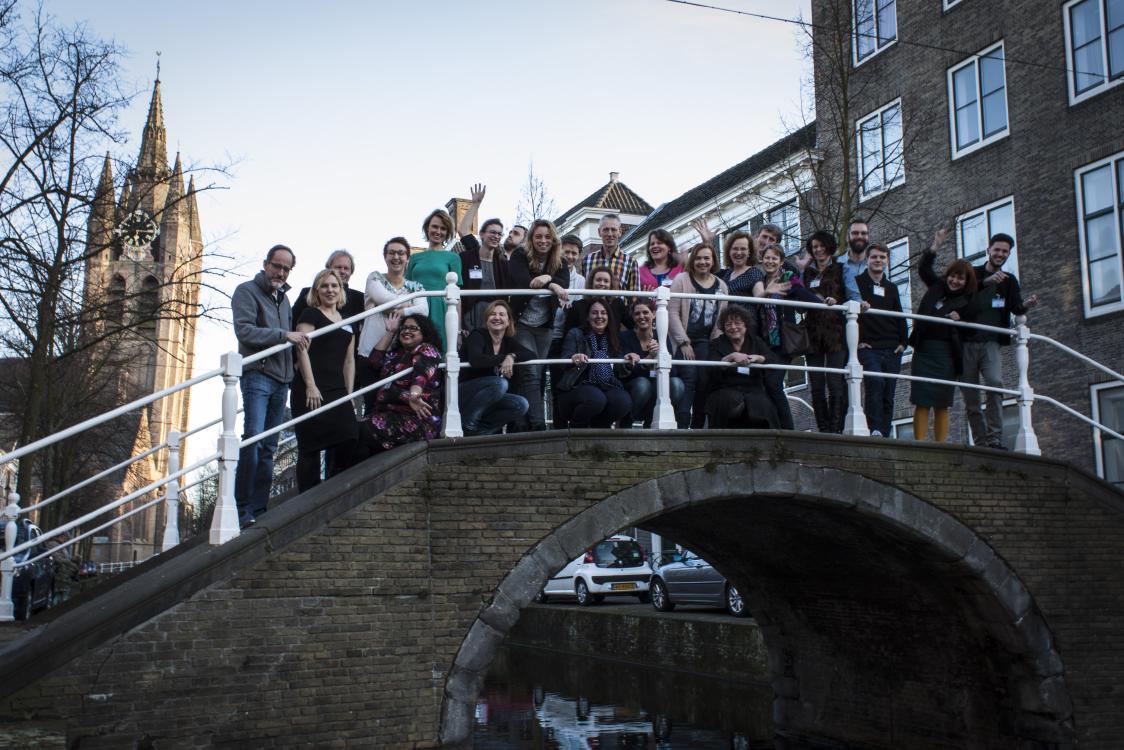 Onze groep creatieven, coaches en natuurlijk goede doelen! #8i2015 #delft