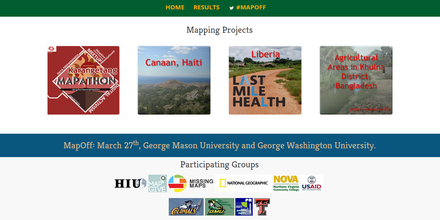 MapGive's tweet photo. @GeorgeMasonU @GWtweets #MapOff in full swing! Check it out, pick a project, &amp; join in!  http://t.co/rf9qFjGnnL http://t.co/OxgjelCiPq
