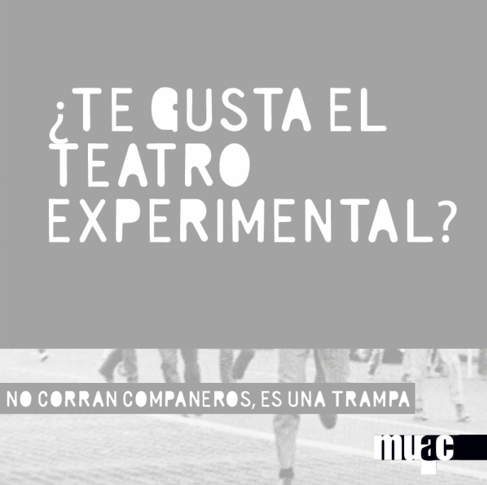 muac_unam's tweet photo. #DíaMundiaDelTeatro Taller de experimentación teatral "No corran compañeros, es una trampa" http://t.co/ABYoi6M4fJ http://t.co/3GYDDVLk2N