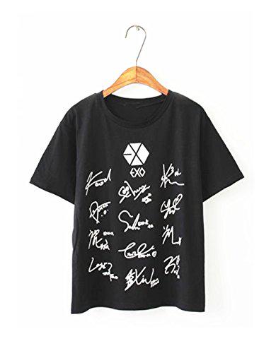 READY STOCK t-shirt EXO SIGNATURE available M,L, XL . Minat? 0896 9956 8188