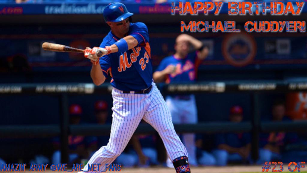 Happy Birthday, Michael Cuddyer! 