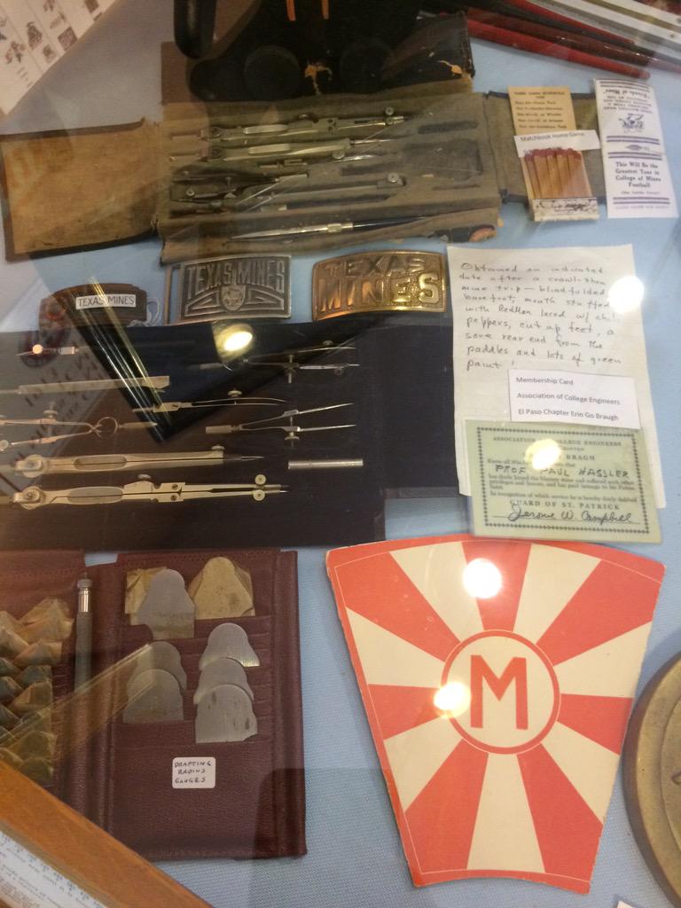 kat_soltero's tweet photo. Some awesome engineering tools from our school's history! Visit the heritage house! #univpl #utep http://t.co/zPaQ2lHjpF