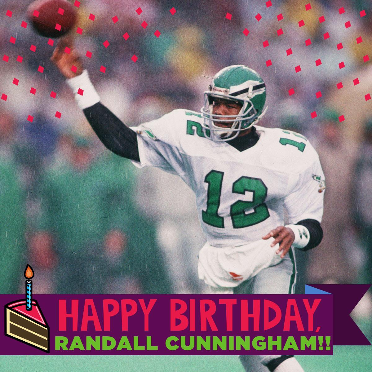 To wish a Happy Birthday to 4-time Pro Bowler Randall Cunningham! 