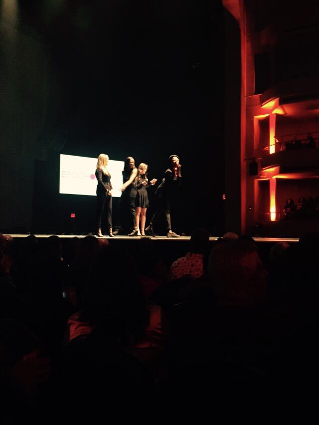 LIMCollege's tweet image. The directors opening the show! #LIMfashionshow #EPOCHOLUTION