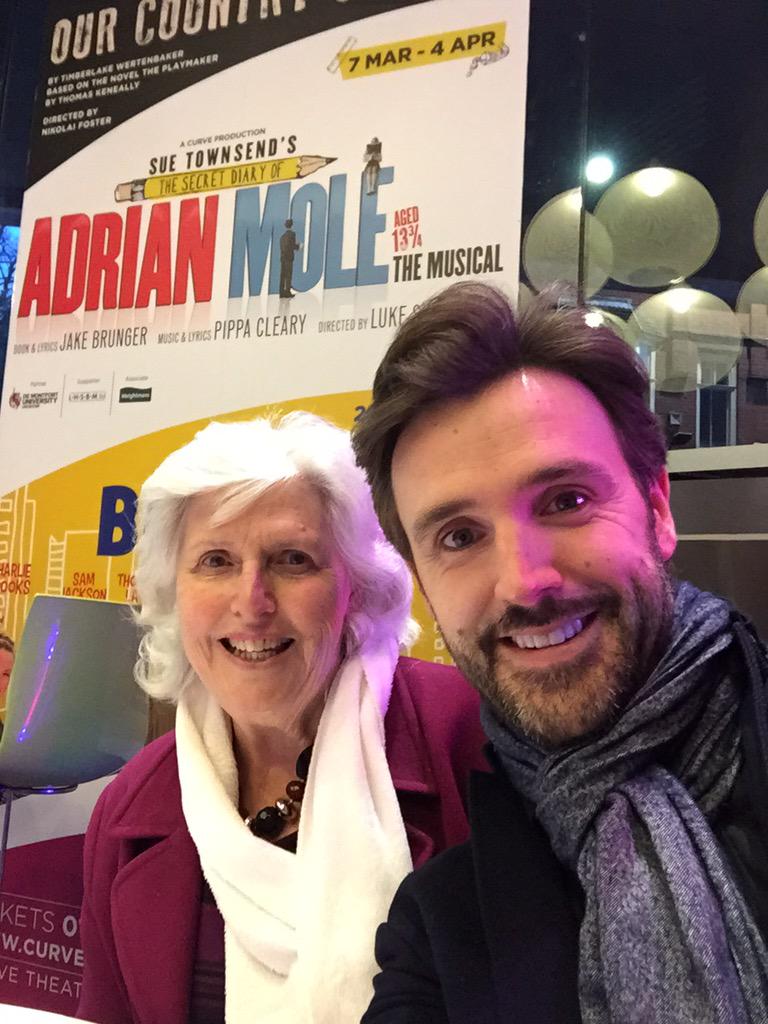 Taking my mum out on #WorldTheatreDay to see #AdrianMoleMusical and to see <a href="/wemasterclass/">West End Masterclass</a> student <a href="/SebastianCroft/">Sebastian Croft</a>