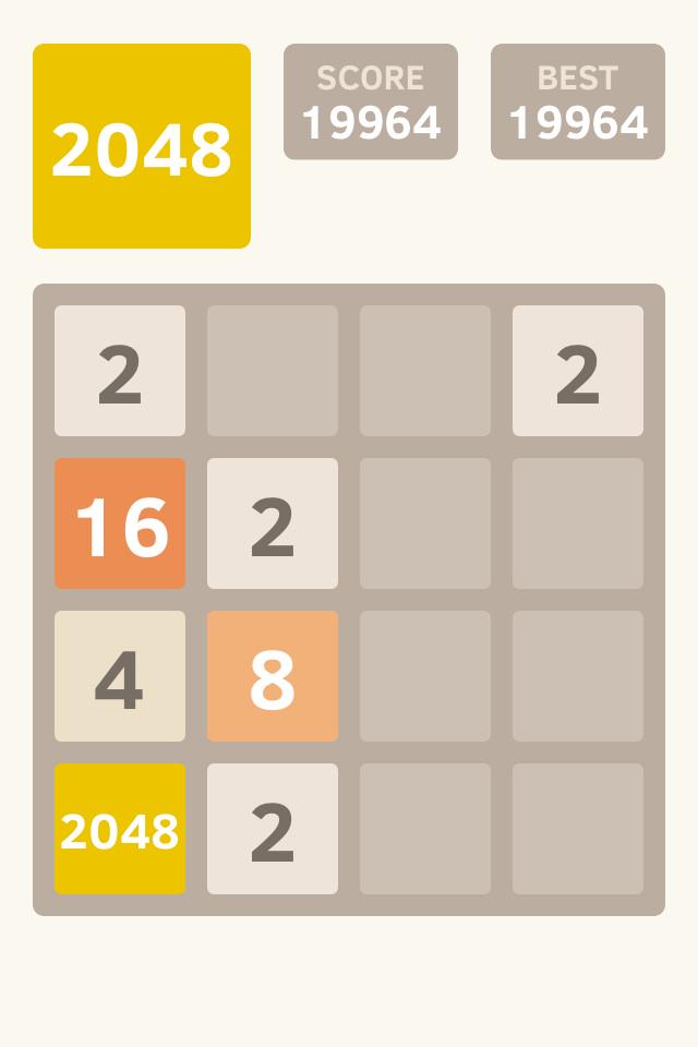 alidoom2010's tweet photo. I got to the 2048 tile! @2048_game https://t.co/zsBGtl1ryd http://t.co/n8abA1ZSqy