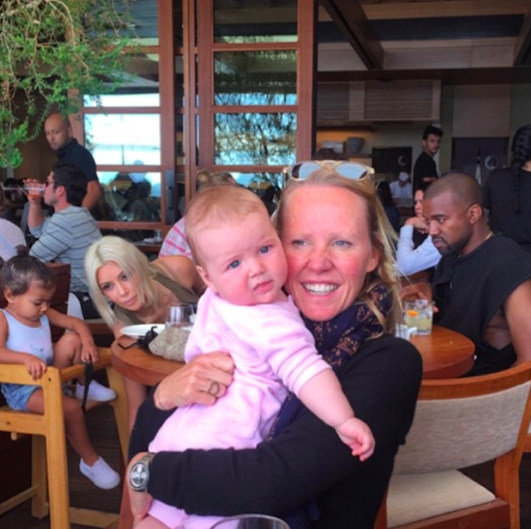 xonecole's tweet photo. [Photo Of The Day] Kanye, Kim and Baby North’s Epic PhotoBomb http://t.co/We0hLNHRJb http://t.co/bWmYca39uG
