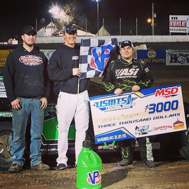 propowerracing's tweet photo. Congrats to @stormyscott3 @RowlandRacing on your @USMTS win at Humboldt Speedway. http://t.co/hp2i4wIdrF