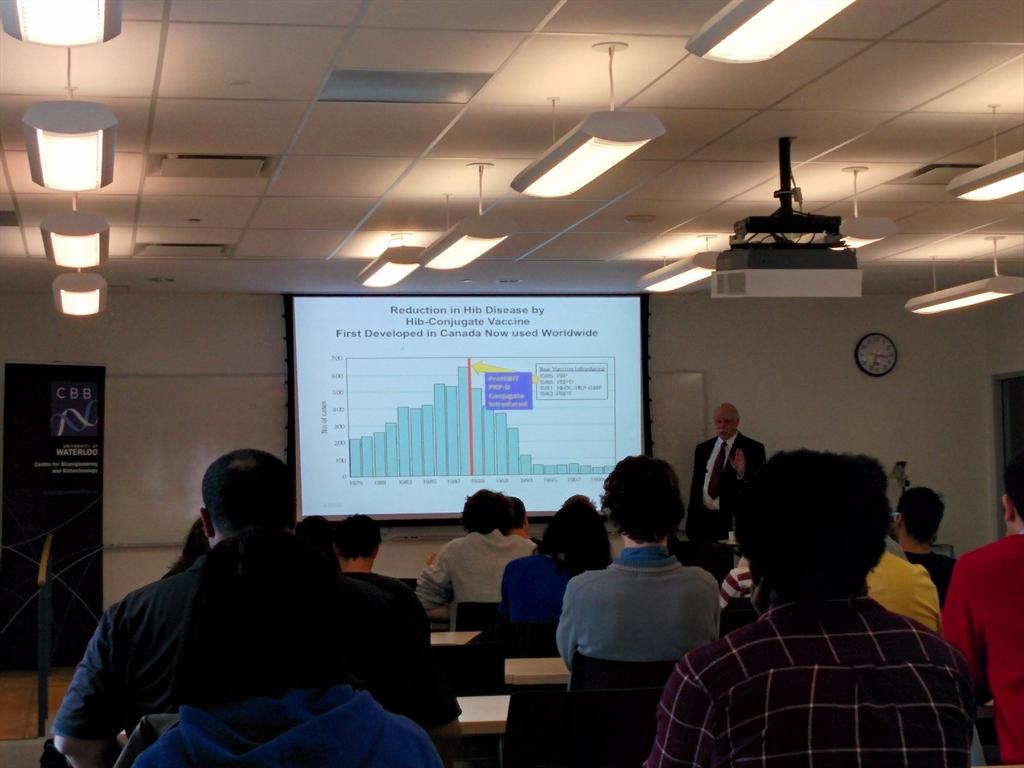Eizus_'s tweet image. @WaterlooCBB brings Dr Gerson to talk about vaccine manufacturing
#scaleup #rawmaterialtesting #smalldosage #QC