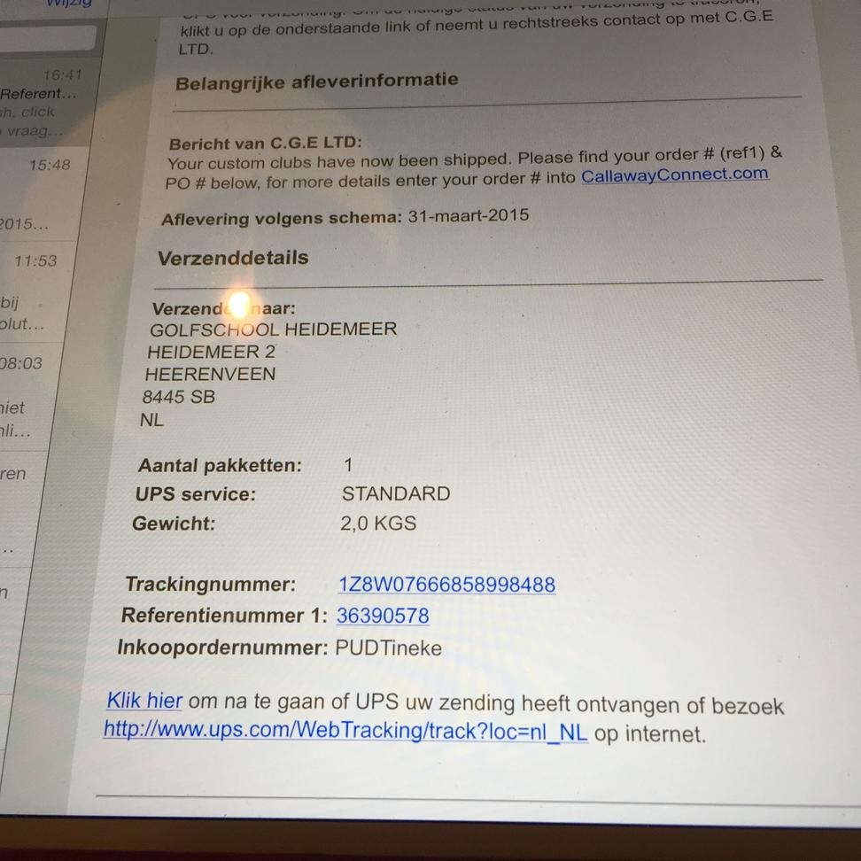 Yess, ze zijn onderweg😃